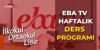 Uzaktan Eğitimde Haftalık Ders Programı