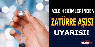 Aile hekimlerinden 'Zatürre Aşısı' uyarısı