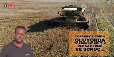 Serdal Sefa Kocabaş; Topraksız Tarım Olurda, Topraksız Çeltik Olmaz mı?