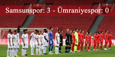 Samsunspor: 3 - Ümraniyespor: 0