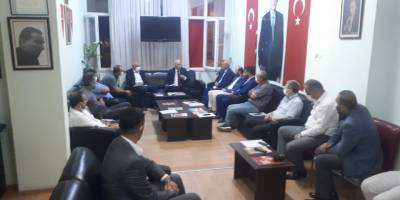 MHP İl başkanı Karapıçak Bafra ilçe teşkilatını ziyaret etti