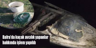 Bafra'da kaçak avcılık yapanlar hakkında işlem yapıldı