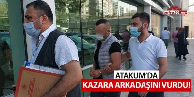 Atakum'da kazara arkadaşını vurdu!