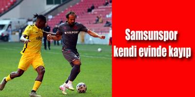 Samsunspor kendi evinde kayıp