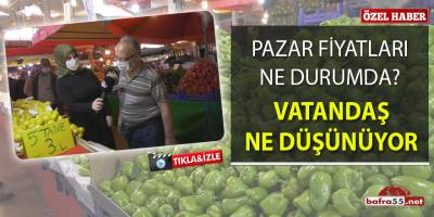 Bafra halkı ekonomi için ne düşünüyor?