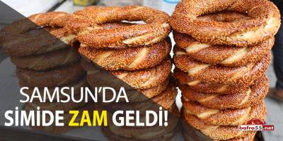 Samsun'da simide zam geldi