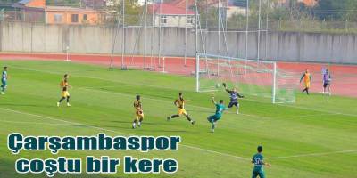 Çarşambaspor coştu bir kere