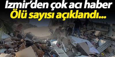 İzmir'den acı haber geldi