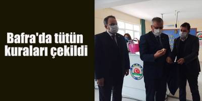 Bafra'da tütün kuraları çekildi