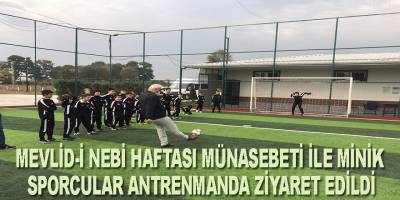 Necmettin Kayar Minik Sporcuları Ziyaret etti