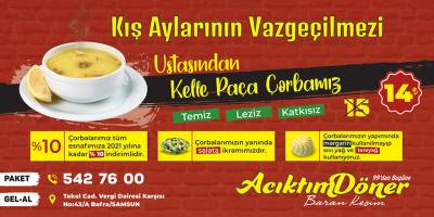 Açıktım Döner size bir telefon kadar yakın