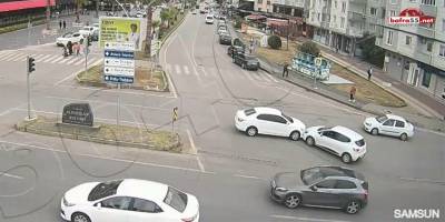 Samsun’dan ders niteliğinde trafik kazaları