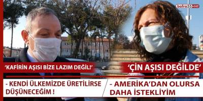 Bafralılara sorduk, siz olsaydınız aşı yaptırır mıydınız ?