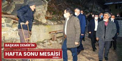 Başkan Demir’in hafta sonu mesaisi