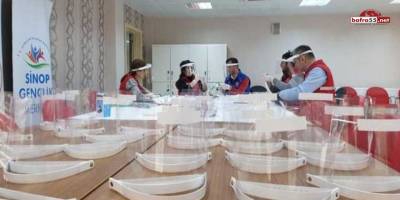Sinop'ta siperlik maske gönüllüleri