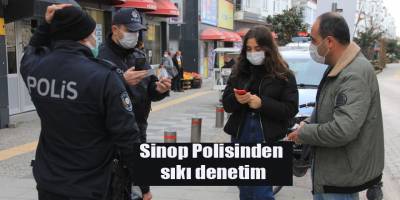 Sinop Polisinden sıkı denetim