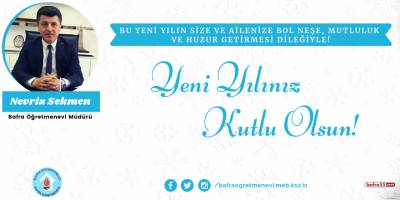 Nevriz Sekmen'den yeni yıl mesajı