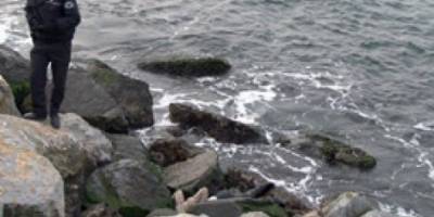 Polis denizde kadın cesedi aradı