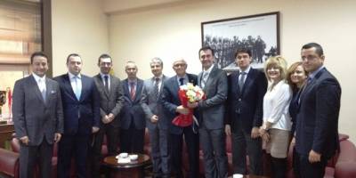 Samgiad'dan Samsun Baro Başkanı Av. Necat Anıl’ı Ziyaret