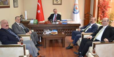 Bafra vergi dairesin'den TSO'ya ziyaret