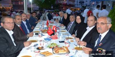 BAFRA’DA ŞEHİT AİLELERİNE YEMEK