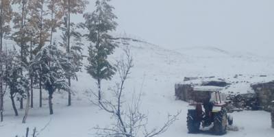 Köyler Beyaza Büründü Sağunu İlçe Halkı Çekiyor