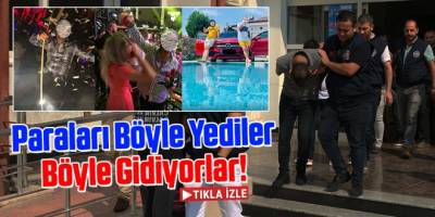 VATANDAŞLARI DOLANDIRIP BÖYLE YEDİLER