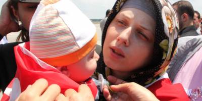 Şehidi 9 Aylık Oğlu Karşıladı