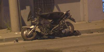 Bafra'da Motosiklet ile Otomobil Çarpıştı:1 Yaralı