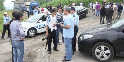 Düzköy halkı operasyona katıldı