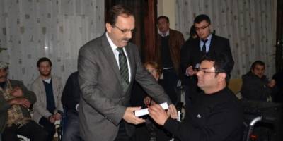 BAFRA'DA ENGELLİLERİN BELGE SEVİNCİ