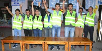 BAFRA ÜLKÜ OCAKLARI KADİR GECESİNDE LOKMA TATLISI DAĞITTI