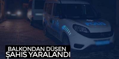 BAFRA'DA BALKONDAN DÜŞEN ŞAHIS YARALANDI