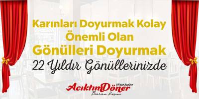 Açıktım Döner salonu
