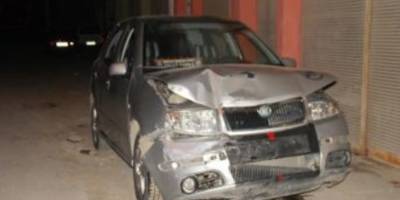 BAFRA'DA MADDİ HASARLI KAZA