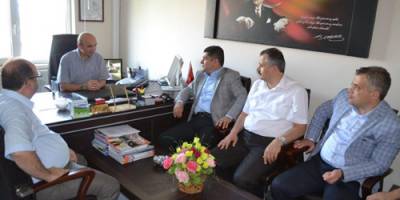 BAFRA YENİ ATANAN YÖNETİME HAYIRLI OLSUN ZİYARETİ