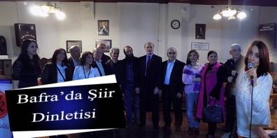 Bafra'da Şiir Dinletisi