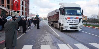 İFAMDAN SURİYEYE YARDIMLAR DEVAM MEDİYOR