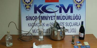 Sinop sakatlar derneğinde uyuşturucu