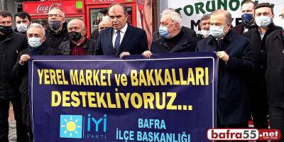 İyi parti Bafra Teşkilatından Yerele destek