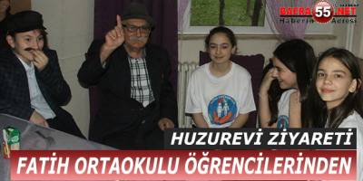 ÖĞRENCİLERDEN HUZUREVİ SAKİNLERİNE HUZUR PROGRAMI
