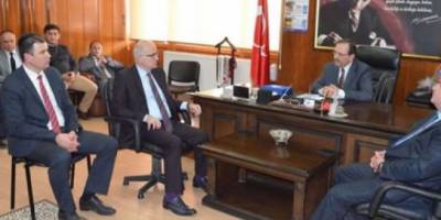 MALİ MÜŞAVİRLER VE MUHASEBECİLERDEN BAŞKAN ŞAHİN’E ZİYARET