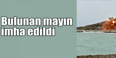 Sinop'ta Bulunan mayın imha edildi