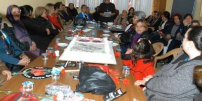 CHP'Lİ KADINLAR BAFRA'DA 8 MART DÜNYA KADINLAR GÜNÜNÜ KUTLADI