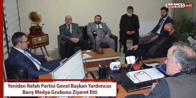 Yeniden Refah Partisi Genel Başkan Yardımcısı Barış Medya Grubunu Ziyaret Etti