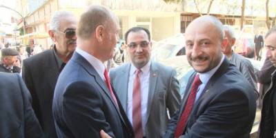MHP SAMSUN MİLLETVEKİLİ ADAYI HÜSEYİN EDİS’E BAFRA’DA SEVGİ SELİ