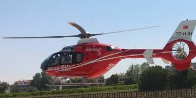 112 HELİKOPTER PİSTİNE İLK İNİŞ GERÇEKLEŞTİ