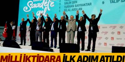 MİLLİ İKTİDARA İLK ADIM ATILDI