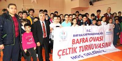 BAFRA OVASI ÇELTİK KUPASI TURNUVASINDA MASA TENİSİ TURNUVASI YAPILDI