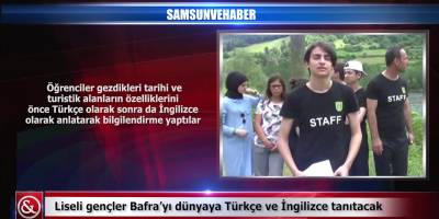ÖĞRENCİLERDEN BAFRA BELGESELİ